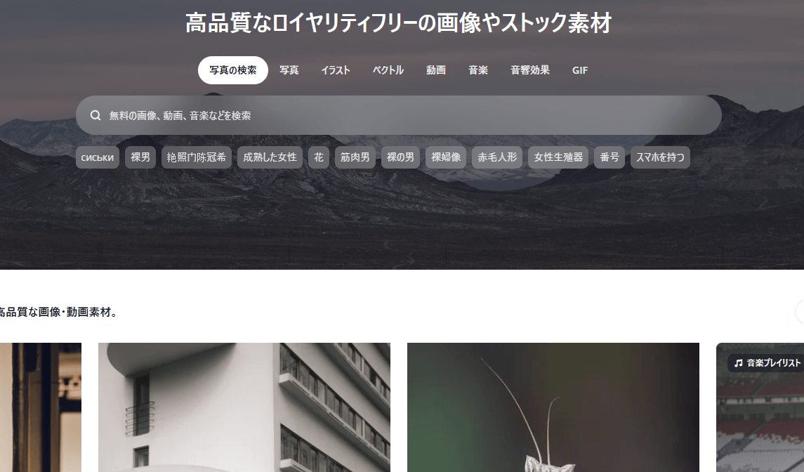 高品質なロイヤリティーフリーの画像やストック素材バナー